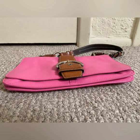 Coach Y2K Pink & Brown Soho Purse - Picture 4 of 6